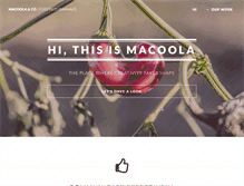 Tablet Screenshot of macoola.com